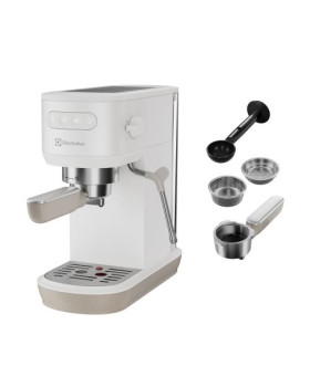 Espresso kohvimasin electrolux, 1250-1450 w, valge