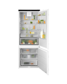 Külmik electrolux, integreeritav, 188 cm, 286/89, nofrost, 35 db, valge