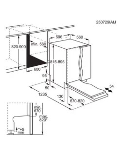 Nõudepesumasin electrolux, integreeritav, 3 korvi, 60 cm, 38 db-foto2