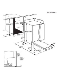 Nõudepesumasin electrolux, integreeritav, comfortlift, 3 korvi, 60 cm, 38 db-foto3