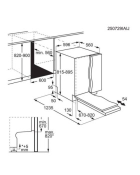 Nõudepesumasin electrolux, integreeritav, comfortlift, 3 korvi, 60 cm, 38 db-foto3