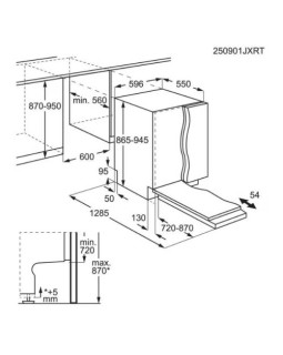 Nõudepesumasin electrolux, integreeritav, 3 korvi, 60 cm, 42 db-foto4