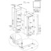Külmik electrolux, integreeritav, 177,2 cm, 186/62 l, 35 db nofrost, valge