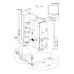 Külmik electrolux 800, integreeritav, 188 cm, 207/62 l, 35 db, valge