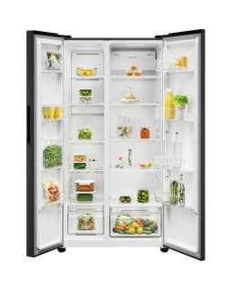 Külmik electrolux, side-by-side, 177 cm, 347/185 l, 39 db, puutetundlik, nofrost, must-foto2
