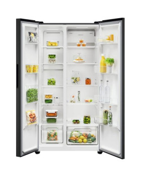 Külmik electrolux, side-by-side, 177 cm, 347/185 l, 39 db, puutetundlik, nofrost, must-foto2