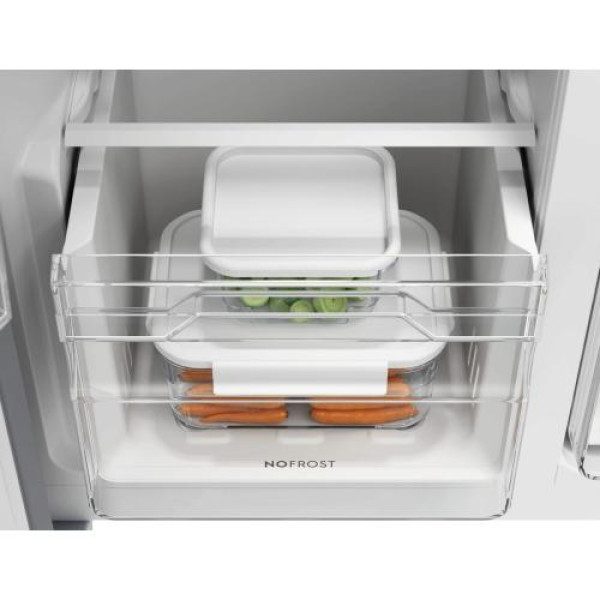 Külmik electrolux, side-by-side, 177 cm, 347/185 l, 39 db, puutetundlik, nofrost, rv teras