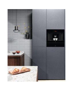 Espresso kohvimasin electrolux, integreeritav, automaatne piimavahustaja, must-foto3