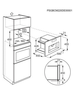 Espresso kohvimasin electrolux, integreeritav, automaatne piimavahustaja, must-foto4