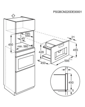 Espresso kohvimasin electrolux, integreeritav, automaatne piimavahustaja, must-foto4