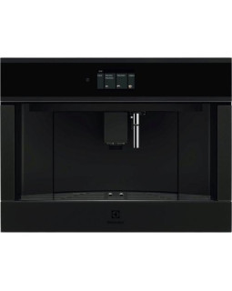 Espresso kohvimasin electrolux, integreeritav, automaatne piimavahustaja, matt must