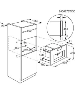 Espresso kohvimasin electrolux, integreeritav, automaatne piimavahustaja, matt must-foto4