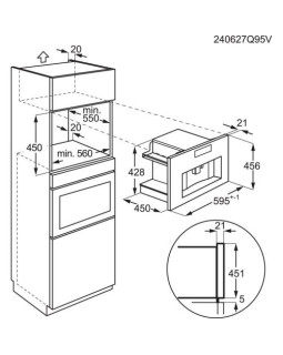 Espresso kohvimasin electrolux, integreeritav, automaatne piimavahustaja, matt must-foto5