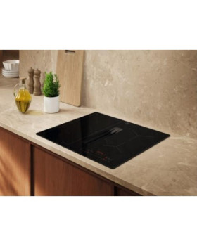 Õhupuhastiga pliidiplaat electrolux, 4 x induktsioon, 58 cm, 630 m3/h, 66 db, lõigatud servad, must-foto2