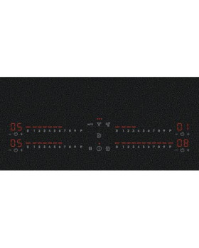 Õhupuhastiga pliidiplaat electrolux, 4 x induktsioon, 80 cm, 650 m3/h, 71 db, lõigatud servad, matt must-foto2