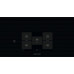Õhupuhastiga pliidiplaat electrolux, 4 x induktsioon, 80 cm, 650 m3/h, 66 db, faasitud serv, must