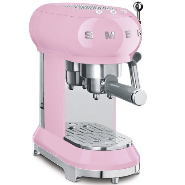 Espresso kohvimasin smeg, 50`ndate stiil, roosa Köögitehnika