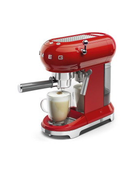 Espresso kohvimasin smeg, 50`ndate stiil, punane-foto3