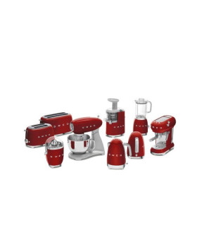 Espresso kohvimasin smeg, 50`ndate stiil, punane-foto4