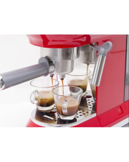Espresso kohvimasin smeg, 50`ndate stiil, punane-foto5