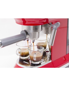 Espresso kohvimasin smeg, 50`ndate stiil, punane-foto5