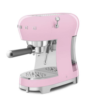 Espresso kohvimasin smeg, 50`ndate stiil, pastellroosa Espresso kohvimasin smeg, 50`ndate stiil, pastellroosa
