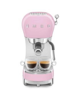 Espresso kohvimasin smeg, 50`ndate stiil, pastellroosa-foto3