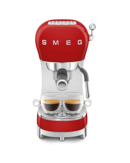 Espresso kohvimasin smeg, 50`ndate stiil, punane-foto5