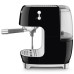 Espresso kohvimasin smeg, 50`ndate stiil, must