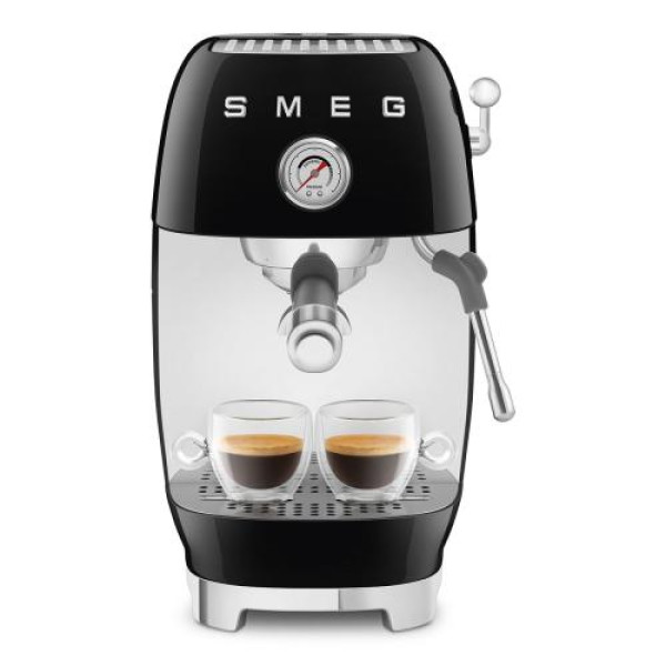 Espresso kohvimasin smeg, 50`ndate stiil, must