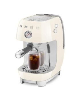 Espresso kohvimasin smeg, 50`ndate stiil, kreem-foto9