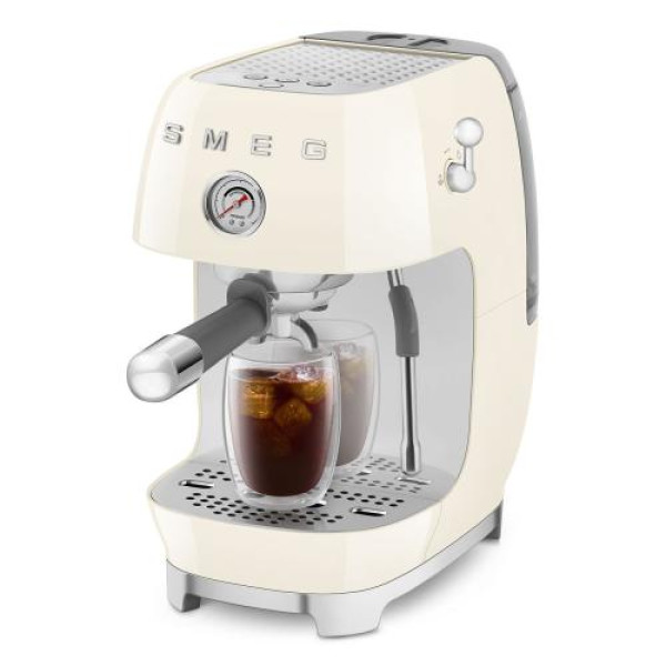 Espresso kohvimasin smeg, 50`ndate stiil, kreem