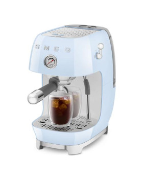 Espresso kohvimasin smeg, 50`ndate stiil, pastellsinine-foto9