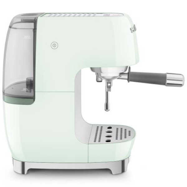Espresso kohvimasin smeg, 50`ndate stiil, pastellroheline