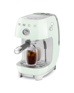 Espresso kohvimasin smeg, 50`ndate stiil, pastellroheline-foto9