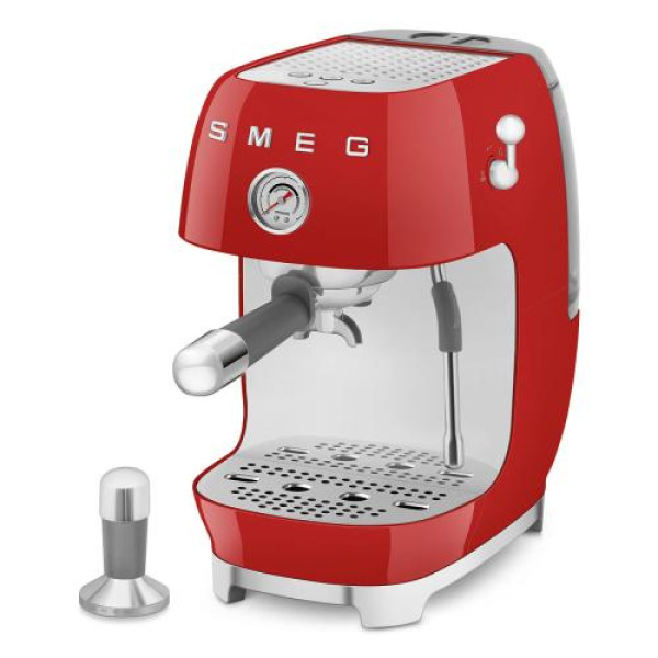 Espresso kohvimasin smeg, 50`ndate stiil, punane