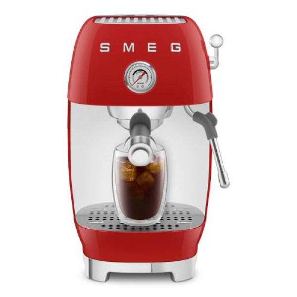 Espresso kohvimasin smeg, 50`ndate stiil, punane