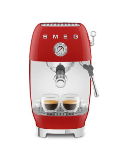 Espresso kohvimasin smeg, 50`ndate stiil, punane-foto6