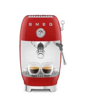 Espresso kohvimasin smeg, 50`ndate stiil, punane-foto6