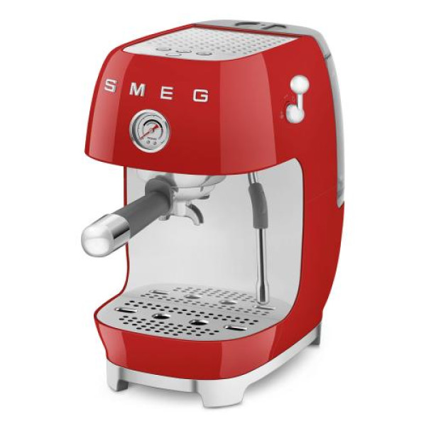 Espresso kohvimasin smeg, 50`ndate stiil, punane