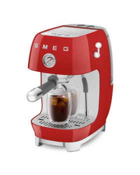 Espresso kohvimasin smeg, 50`ndate stiil, punane-foto9