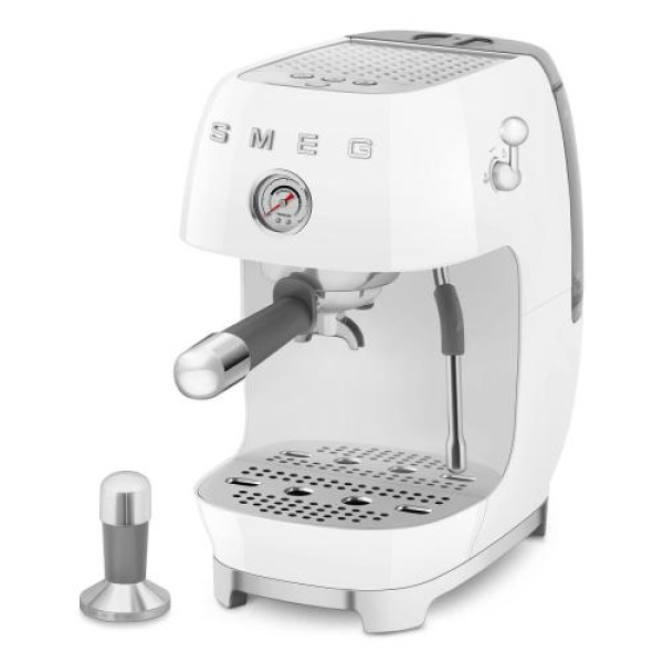 Espresso kohvimasin smeg, 50`ndate stiil, valge