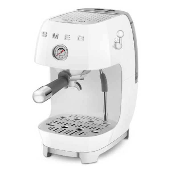 Espresso kohvimasin smeg, 50`ndate stiil, valge