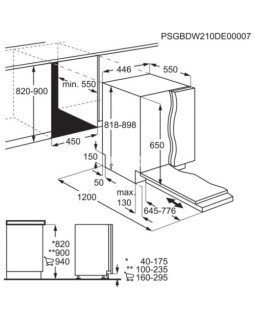 Nõudepesumasin electrolux, integreeritav, 45 cm, 46 db, 3 korvi-foto4