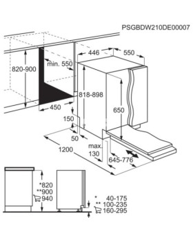 Nõudepesumasin electrolux, integreeritav, 45 cm, 46 db, 3 korvi-foto4