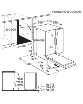 Nõudepesumasin electrolux, integreeritav, 60 cm, 46 db-foto3