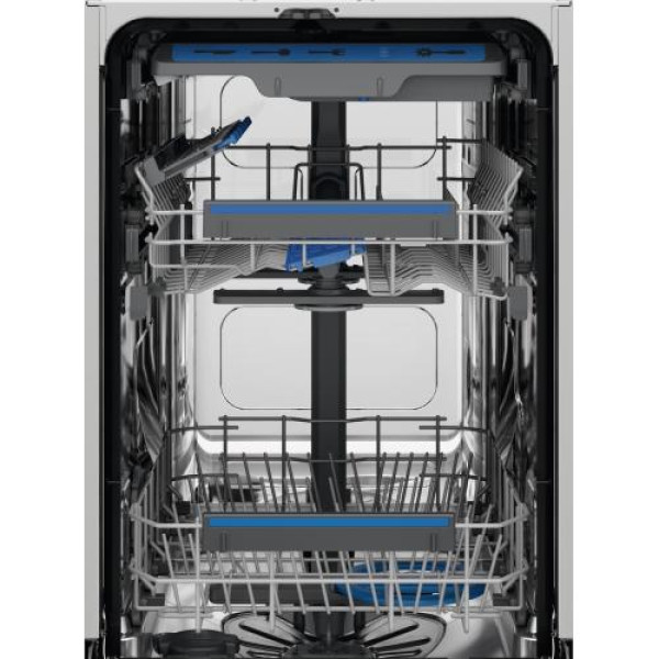 Nõudepesumasin electrolux, integreeritav, 45 cm, 44 db, 3 korvi