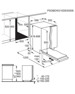 Nõudepesumasin electrolux, integreeritav, 3 korvi, 60 cm, 44 db-foto4