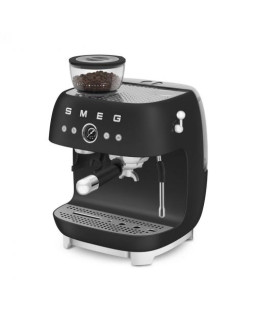 Espresso kohvimasin kohviveskiga smeg, 50`ndate stiil, matt must-foto2
