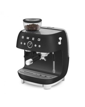 Espresso kohvimasin kohviveskiga smeg, 50`ndate stiil, matt must-foto2